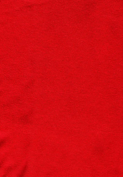 Cotton Fabric Texture - Red — Stock Photo, Image