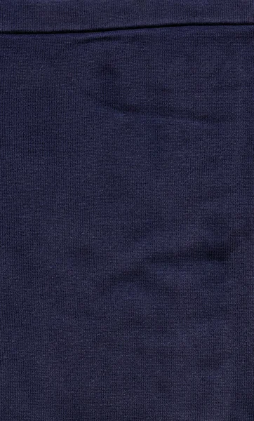 綿のファブリックの質感 - ネイビー ブルー — ストック写真