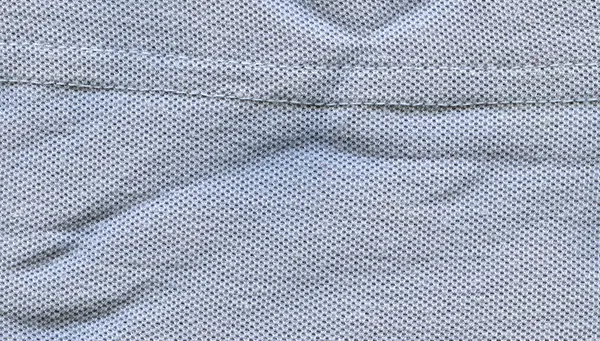 Cotton Fabric Texture - Pastel Blue with Seams — Stock Photo, Image