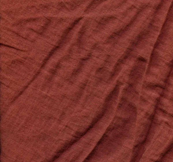 Cotton Fabric Texture - Brown — Stock Photo, Image