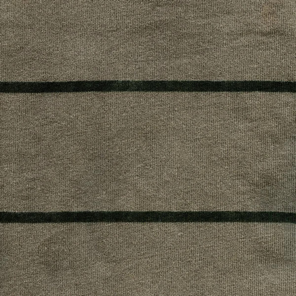 暗い緑ストライプ綿生地テクスチャ - 灰色、緑 — ストック写真