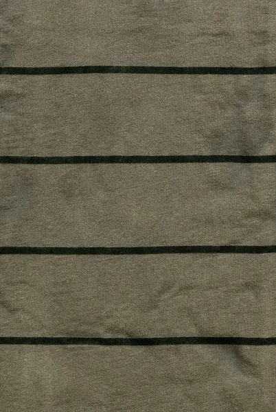 Tessuto di cotone Texture grigio, verde con strisce verde scuro — Foto Stock