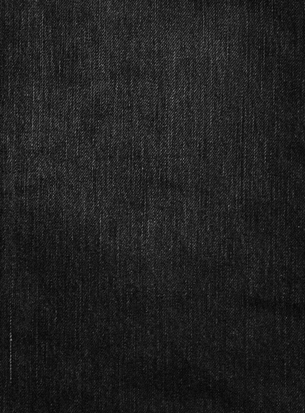 Džínové textilie textura - černý — Stock fotografie