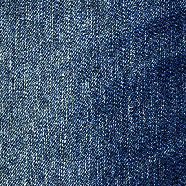 High resolution scan of blue denim fabric — Stock Photo, Image