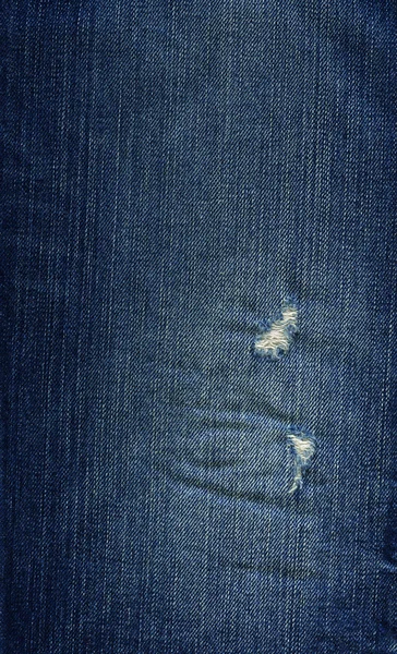 Denim tyg textur - slitna blå — Stockfoto
