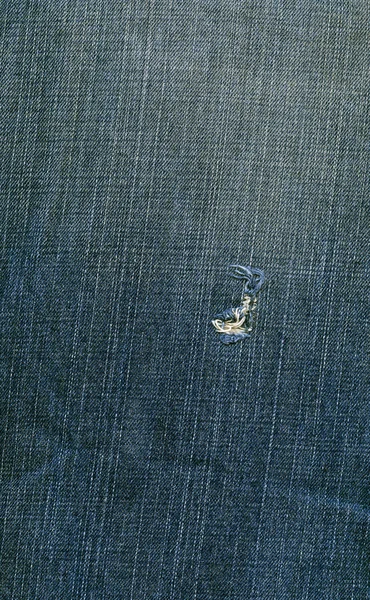 Denim Fabric Texture - Ripped Worn Out Blue — Stock Photo, Image