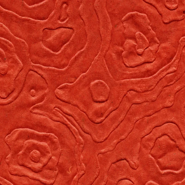 Rice Paper Texture - Mandalas Red XXXXL — Stock Photo, Image
