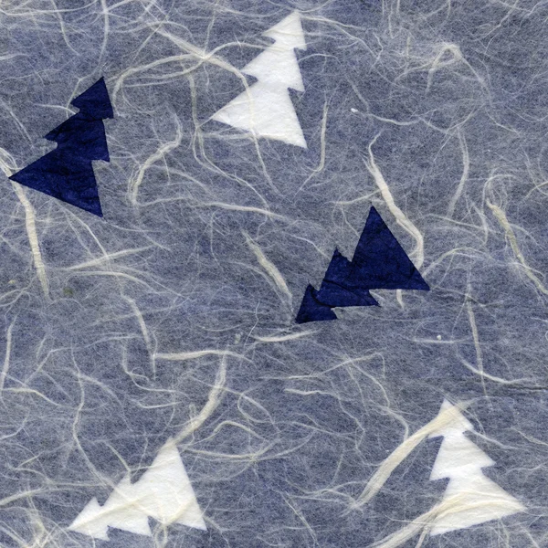 Reispapier Textur - Weihnachten weiß & blau xxxxl — Stockfoto