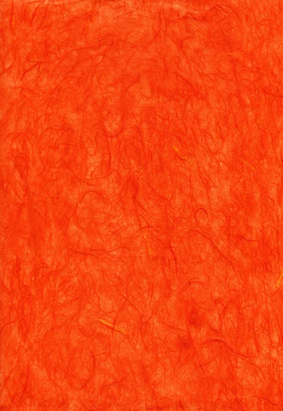 Rýžový papír textury - mezinárodní oranžová — Stock fotografie