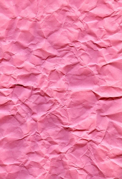 Pink Fiber Paper - Crumpled — Stock Photo, Image