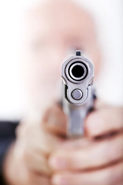 Gun Aimed at You — Stock Photo, Image