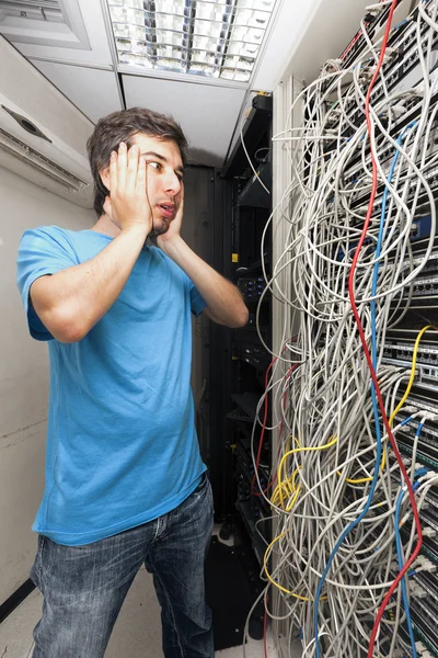 Network Cables Horror — Stock Photo, Image