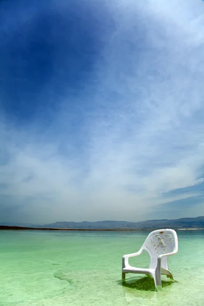 М'яке крісло в Мертвому морі — стокове фото