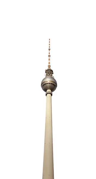 Torre de televisión aislada de Berlín Fernsehturm —  Fotos de Stock