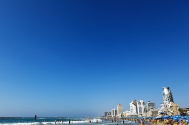 tel aviv hotel ve sahil şeridi