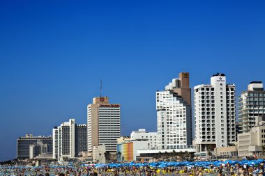tel aviv hotel ve sahil şeridi