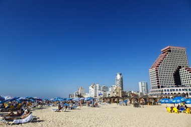 tel aviv hotel ve sahil şeridi