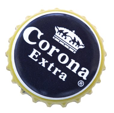Corona bira metal kap