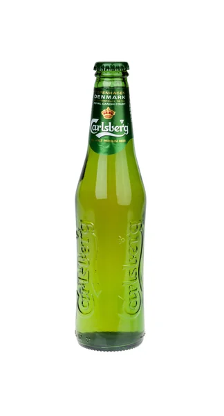 Carlsberg-Bierflasche — Stockfoto