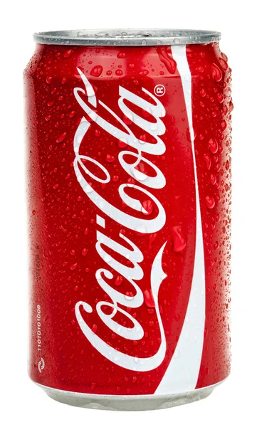 Coca Cola refrigerata isolata — Foto Stock