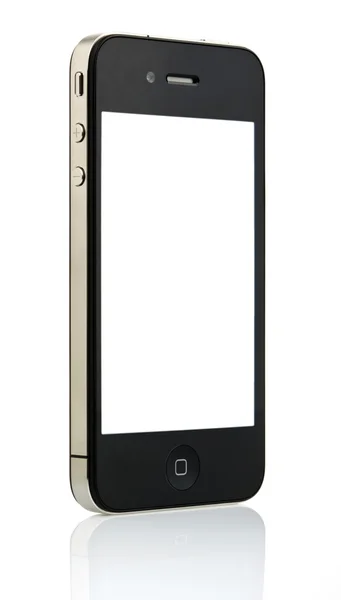 孤立的 iphone 4-白色 copyspace — 图库照片