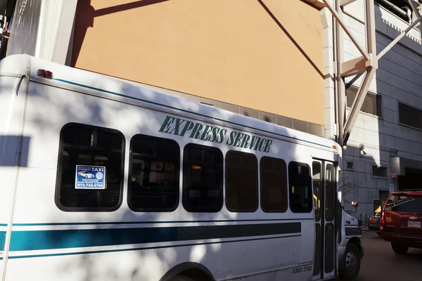 Express service bus av port myndigheten ny york- — Stockfoto
