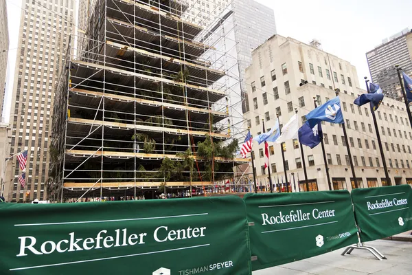 Rockefeller Center Christmans Tree Manhattan New-York NY — Stock Photo, Image