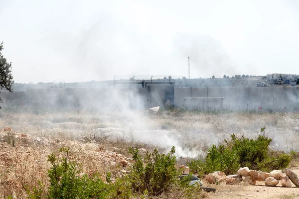 Muro di Separazione Palestina Israele Apartheid — Foto Stock