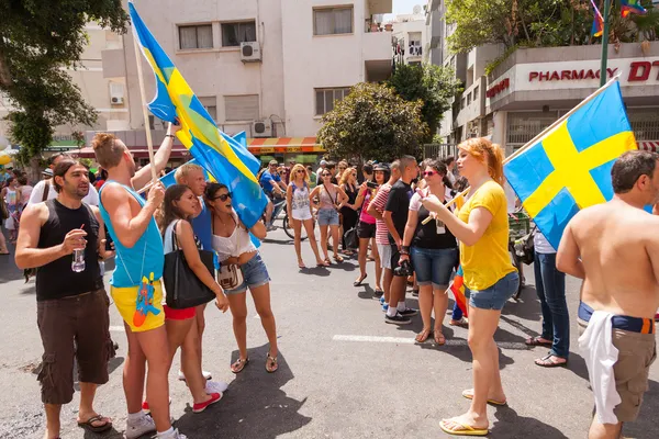 Gay pride parade tel aviv 2013 — Stock fotografie