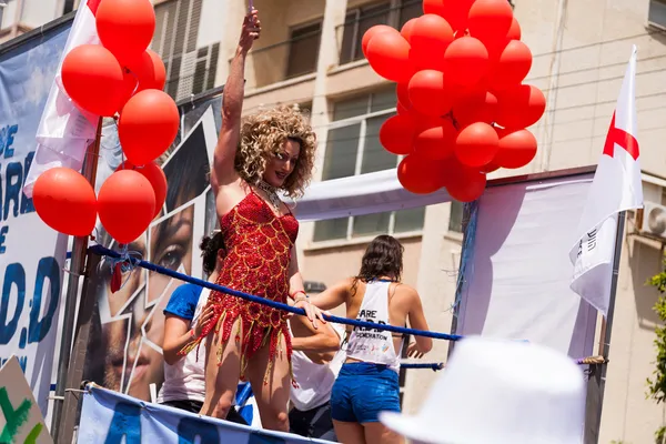 Gay pride parade tel aviv 2013 — Stock fotografie