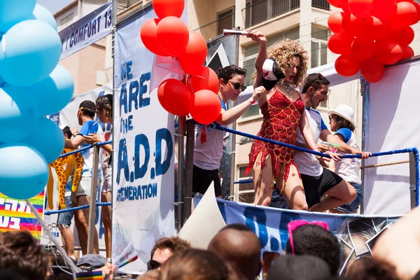Gay Pride Parade 2013 di Tel-Aviv — Foto Stock