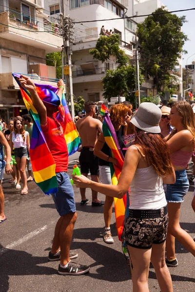 Parada do Orgulho Gay Tel-Aviv 2013 — Fotografia de Stock