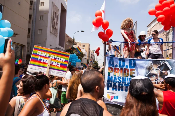 Gay Pride parad Tel Aviv 2013 — Stockfoto