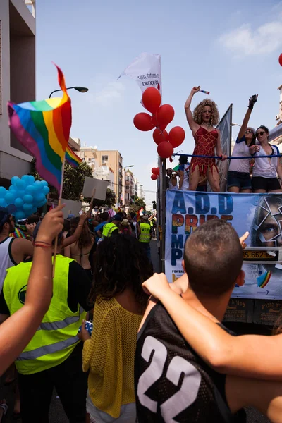 Gay Pride-Parade Tel-Aviv 2013 Stockafbeelding