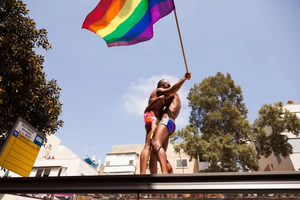 Gay Pride-Parade Tel-Aviv 2013 — Stockfoto