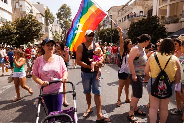 Gay Pride Parade 2013 di Tel-Aviv — Foto Stock