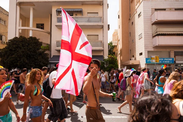 Desfile del Orgullo Gay Tel-Aviv 2013 — Foto de Stock