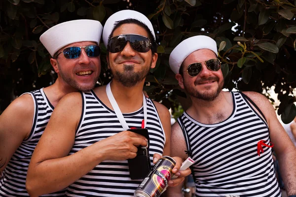 Gay Pride-Parade Tel-Aviv 2013 Rechtenvrije Stockfoto's