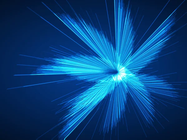 Vector mavi patlama ile hızlı hareket