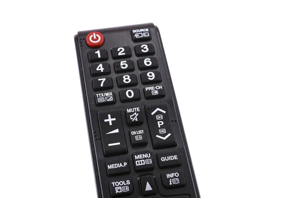 Tv remote control on white background — Stock Photo, Image