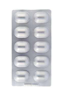 beyaz zemin üzerinde izole alüminyum Vakumlu Ambalaj