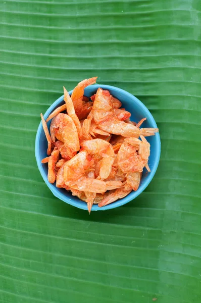 Dried shrimp texture background — Stock Photo, Image