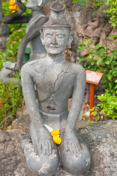 Wat Pho, Buddhistiskt tempel, Bangkok, Thailand. — Stockfoto