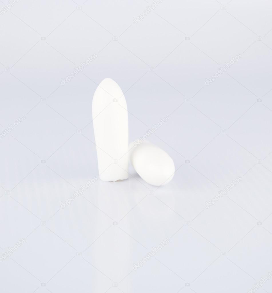 Suppository tablet show medicine background