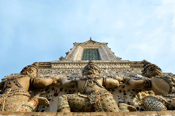 Część stupa w wat arun Tajlandia — Zdjęcie stockowe