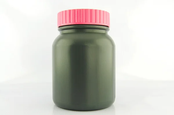 Medicine plastic bottle — Stock Photo, Image
