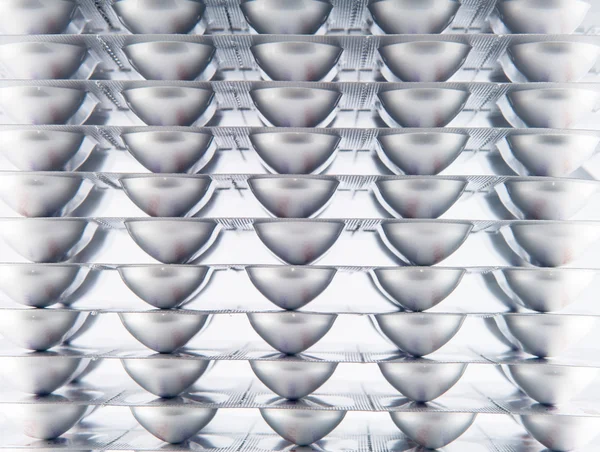 Слой алюминиевого блистерного пакета — стоковое фото