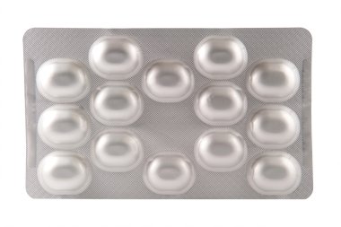 beyaz zemin üzerine alüminyum Vakumlu Ambalaj