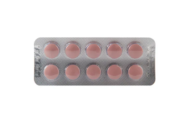 Tabletka leku w blisterpack — Zdjęcie stockowe