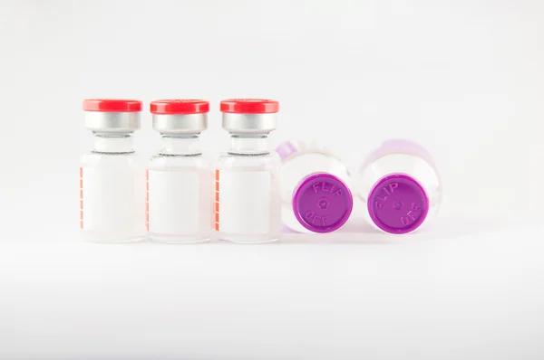 Medicine injection vials — Stock Photo, Image